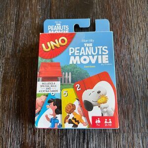 UNO The Peanuts Movie Card Game Charlie Brown Snoopy Complete w/ Instructions
